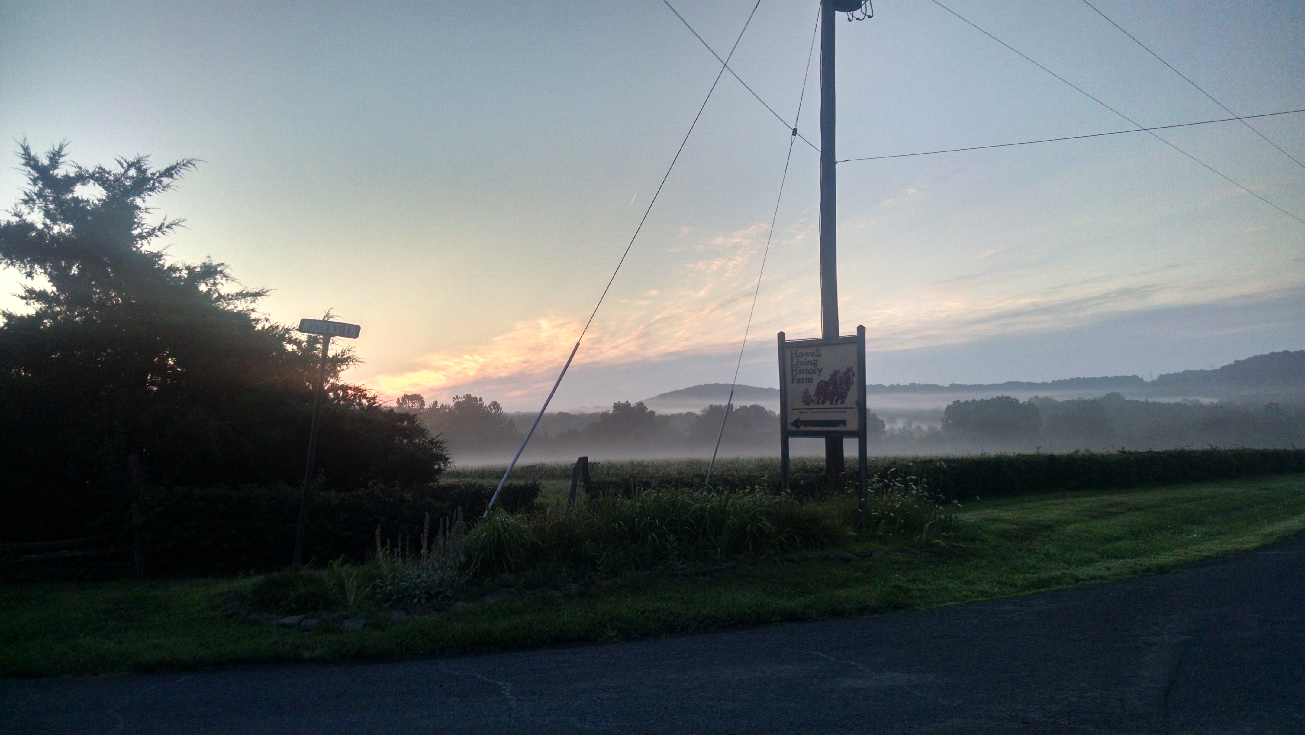  kuser mountain from the junction of valley road and woodens lane in new jersey  